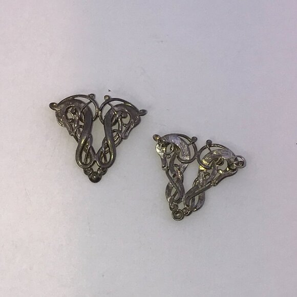 Sterling Silver Two Head Celtic Horse Pendant - Picture 6 of 16